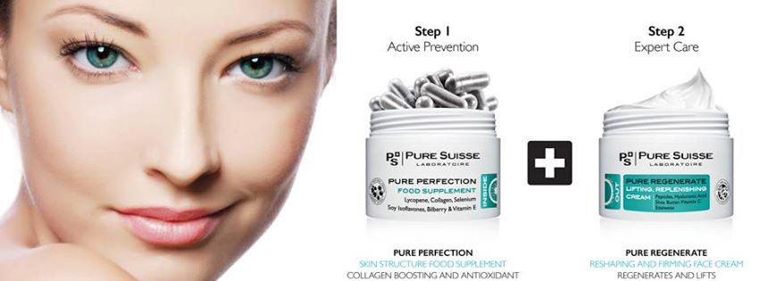 Уход за кожей Pure Suisse: крем плюс биологически активная добавка