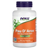 Пау Дарко NOW Foods (Pau D'Arco) 500 мг 100 капсул
