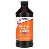 Рідкий соняшниковий лецитин NOW Foods (Sunflower Liquid Lecithin) 473 мл