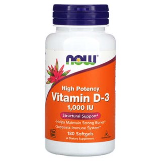 Високоефективний вітамін Д3 NOW Foods (Vitamin D3)