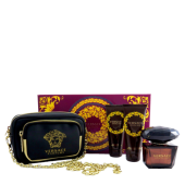 Подарунковий набір для жінок Versace Crystal Noir Edt + Косметичка