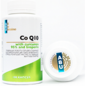 Коензим Q10 з куркуміном Coq10 with curcumin 95% and bioperine ABU, 60 mg, 100 капсул