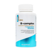 Комплекс вітамінів групи B з магнієм B-complex+magnesium ABU, 60 капсул