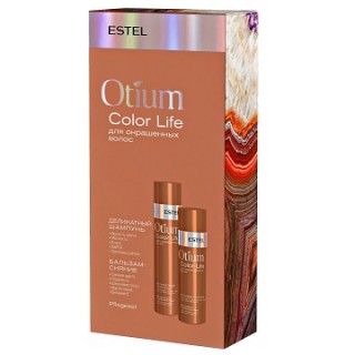 Набір шампунь+бальзам Otium Color Life