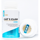 Котячий кіготь з вітаміном С та цинком Cat's Claw ABU, 60 капсул