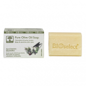 Натуральне оливкове мило для дитячої чутливої шкіри з календулою і маслом каріте BIOselect