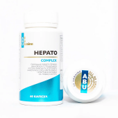 Рослинний комплекс для печінки з вітамінами Hepato Complex ABU, 60 капсул