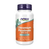 Хром Піколінат NOW Foods (Chromium Picolinate) 200 мкг 100 капсул