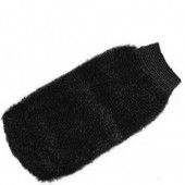 Чорна скрабуюча рукавиця