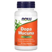 Комплекс для профілактики нервової системи Мукуна пекуча NOW Foods (DOPA Mucuna)