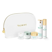 Набор косметики для лица и косметичка Valmont