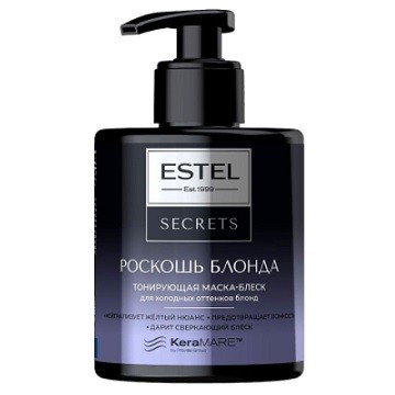Тонуюча маска-блиск для холодних відтінків блонд Estel Secrets Розкіш ...